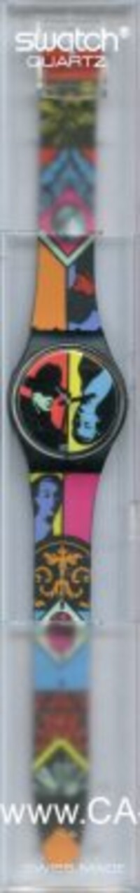 SWATCH 1988 GENT COLOURED LOVE GB122.