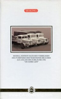 WIKING 9900749 MODELL-EDITION 1996 FUHRPARK DER WARSTEINER BRAUEREI