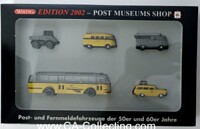 WIKING 80-06 - EDITION 2002 - POST MUSEUMS SHOP - POST- UND FERNMELDEFAHRZEUGE