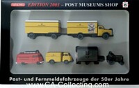 WIKING 80-07 - EDITION 2003 - POST MUSEUMS SHOP - POST- UND FERNMELDEFAHRZEUGE